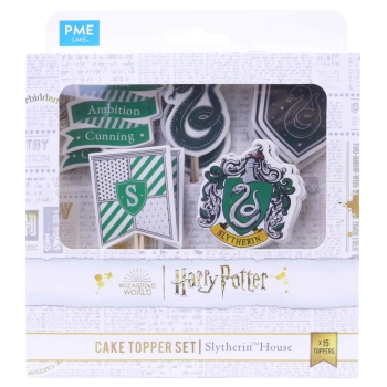 Cupcake Topper - Slytherin Haus